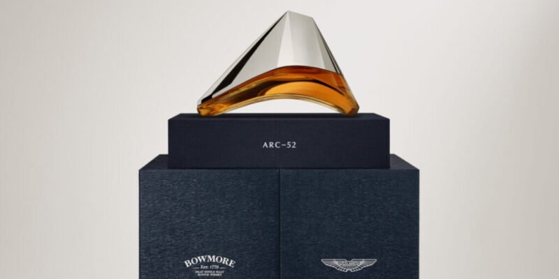 Bowmore Arc 52 One of the oldest Bowmore whiskies in beautiful Aston Martin design