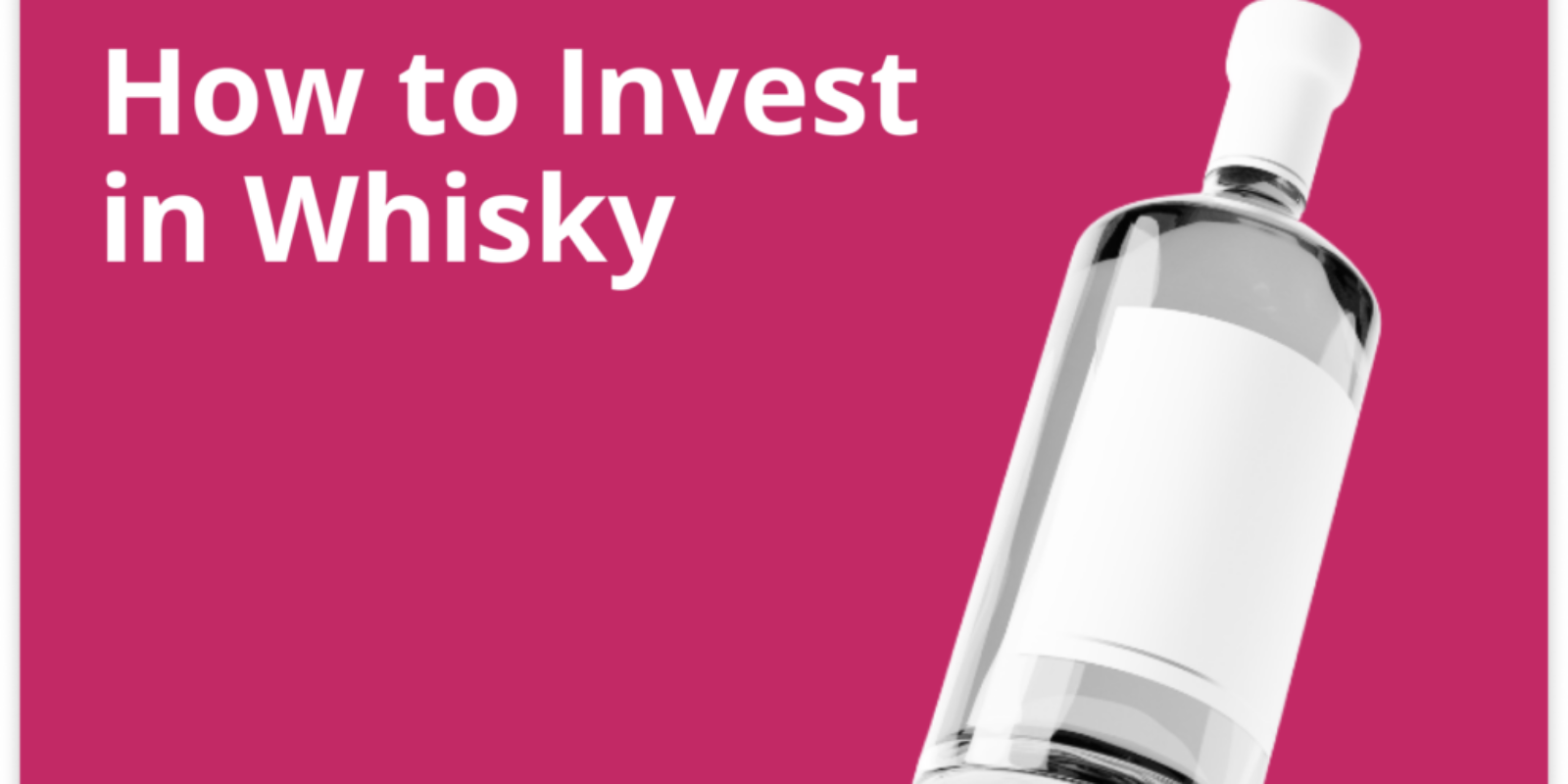 Investing in Whisky for Beginners Guide